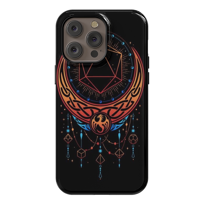 iPhone 14 Pro max StrongFit Occult Moon Dice by LM2Kone