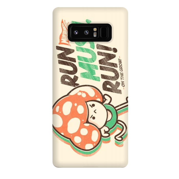 Galaxy Note 8 StrongFit Run Mush, Run! by Ilustrata