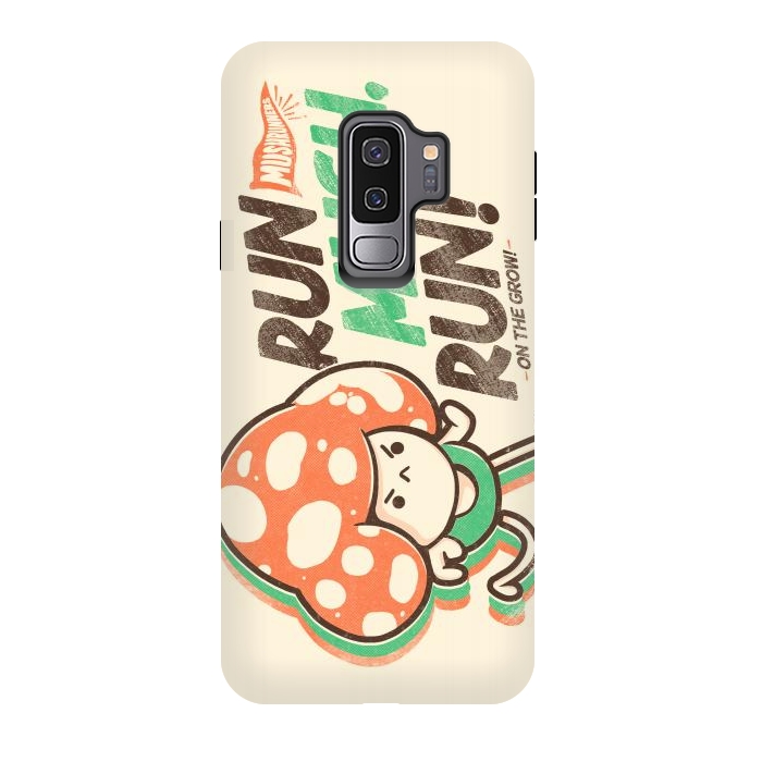 Galaxy S9 plus StrongFit Run Mush, Run! by Ilustrata