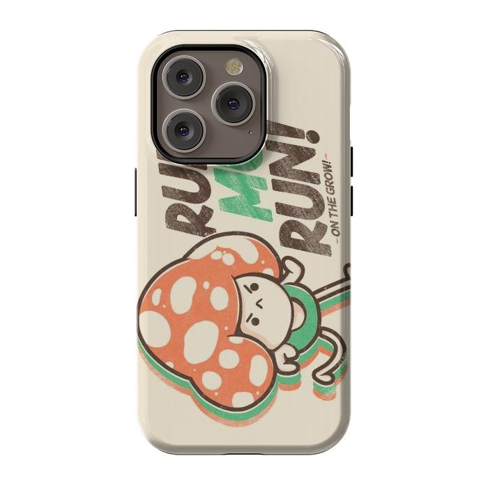 iPhone 14 Pro StrongFit Run Mush, Run! by Ilustrata