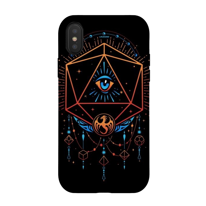 iPhone Xs / X StrongFit Occult Dice by LM2Kone