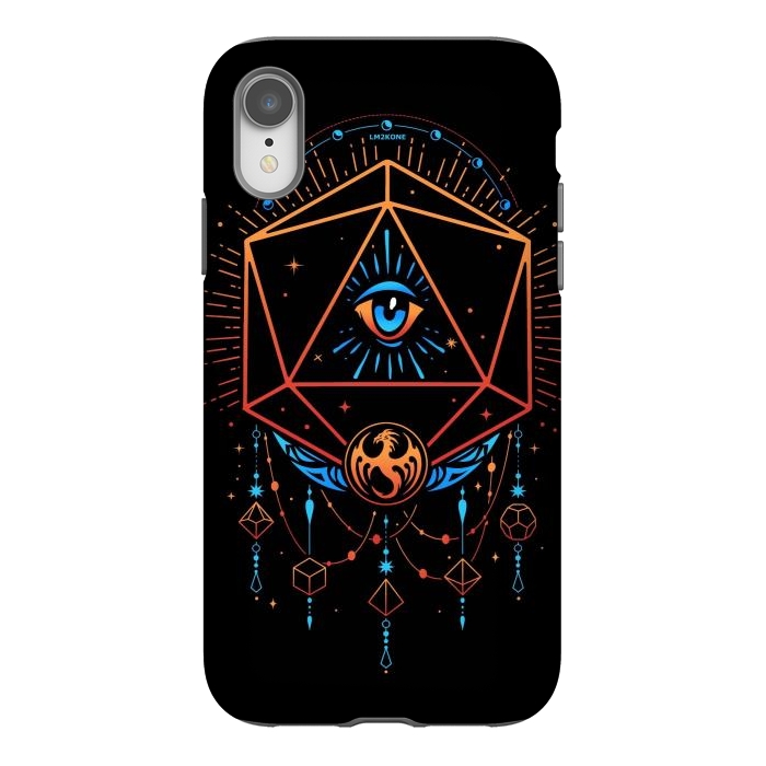 iPhone Xr StrongFit Occult Dice by LM2Kone