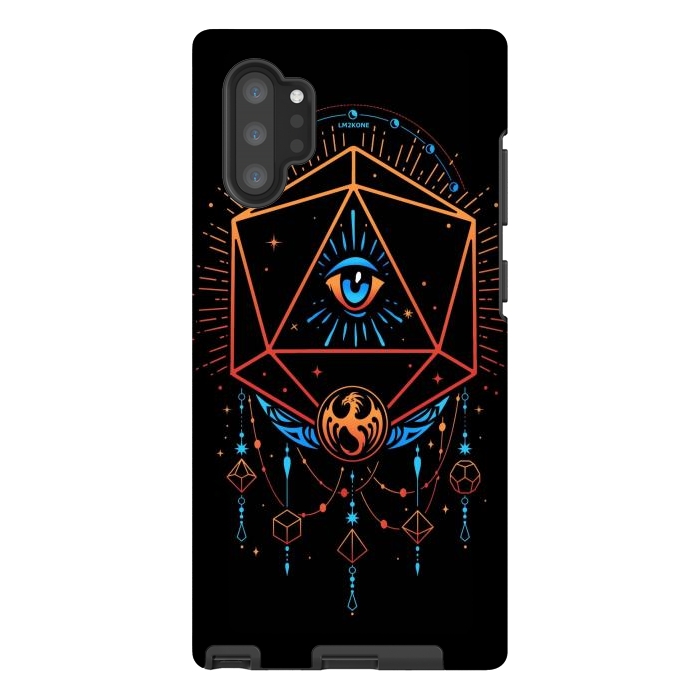 Galaxy Note 10 plus StrongFit Occult Dice by LM2Kone