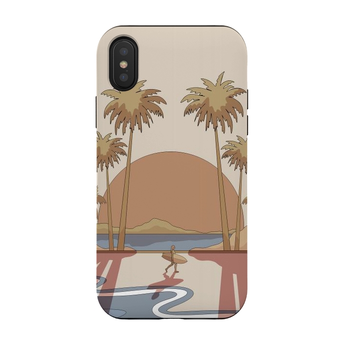 iPhone Xs / X StrongFit A beach stroll by Steve Wade (Swade)