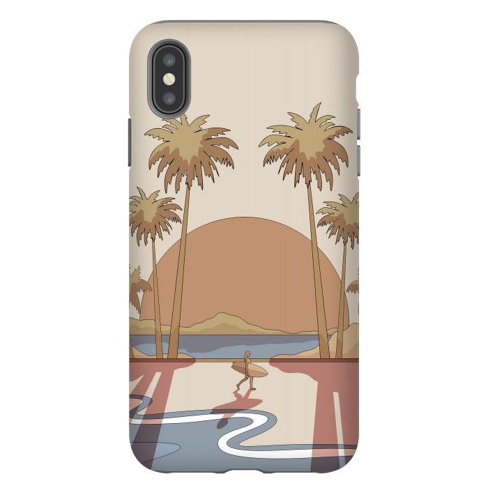iPhone Xs Max StrongFit A beach stroll by Steve Wade (Swade)