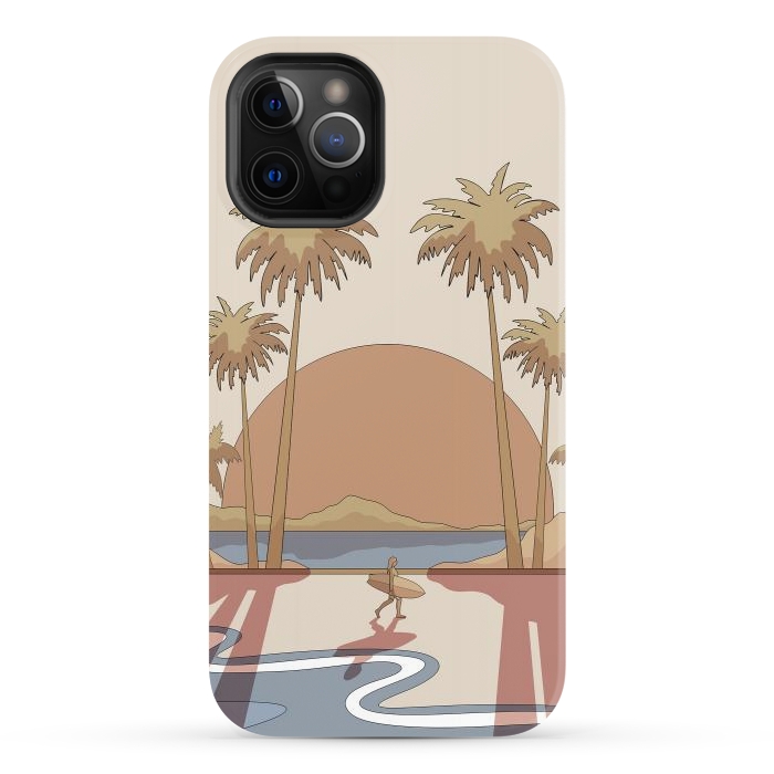 iPhone 12 Pro StrongFit A beach stroll by Steve Wade (Swade)