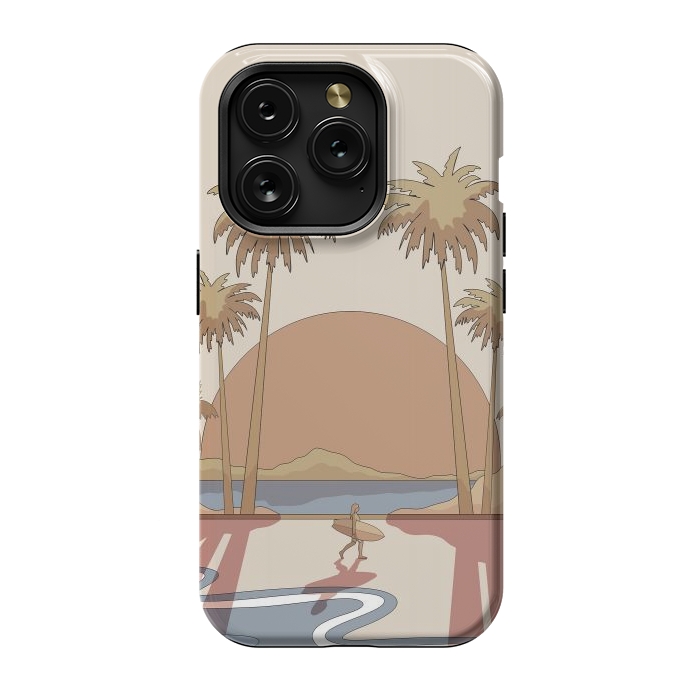 iPhone 15 Pro StrongFit A beach stroll by Steve Wade (Swade)