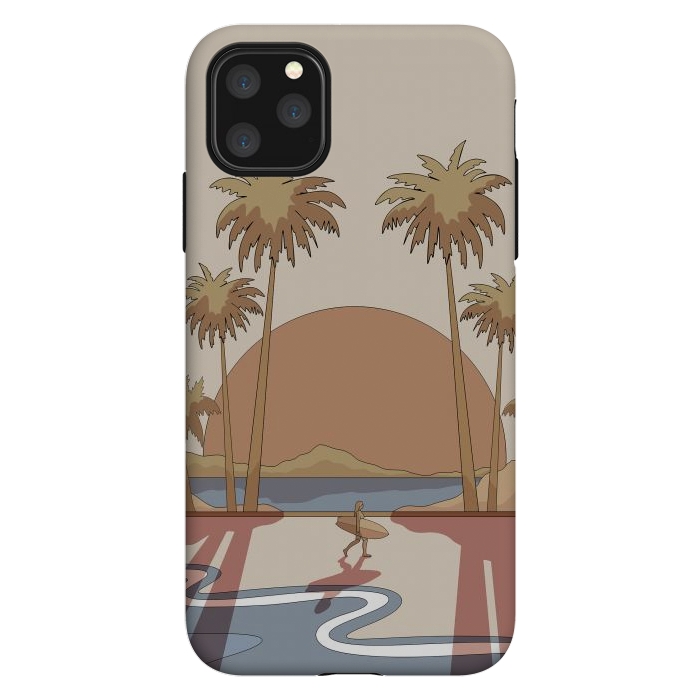 iPhone 11 Pro Max StrongFit A beach stroll by Steve Wade (Swade)