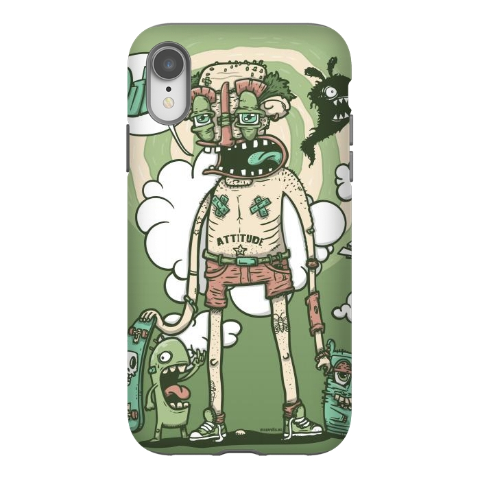 iPhone Xr StrongFit punk attitude by Manuvila