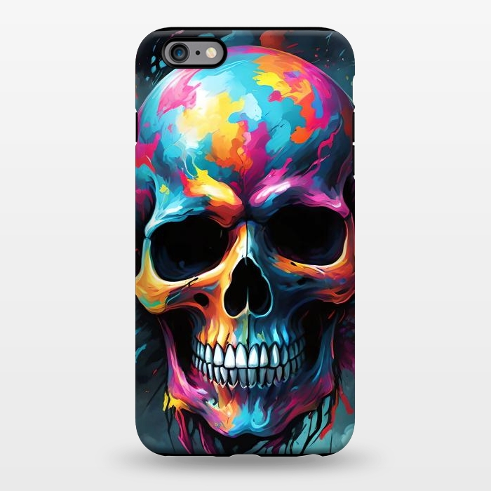 iPhone 6/6s plus StrongFit Splash Skull by JohnnyVillas