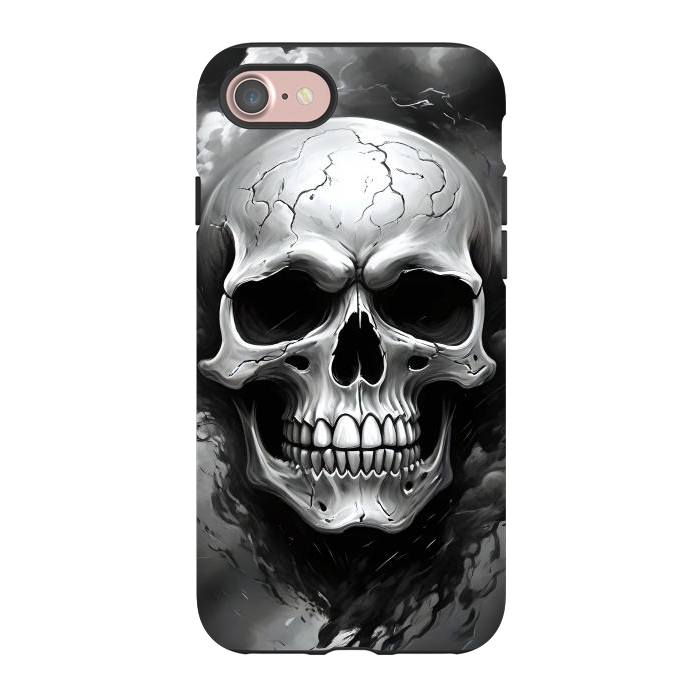 iPhone 7 StrongFit Dark Skull by JohnnyVillas