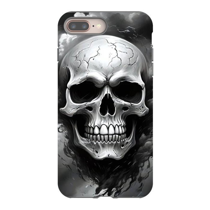 iPhone 7 plus StrongFit Dark Skull by JohnnyVillas