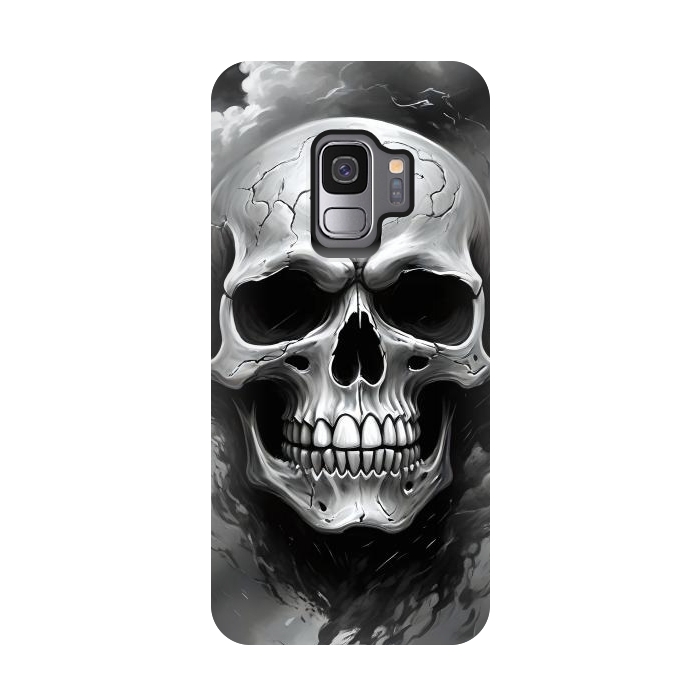 Galaxy S9 StrongFit Dark Skull by JohnnyVillas