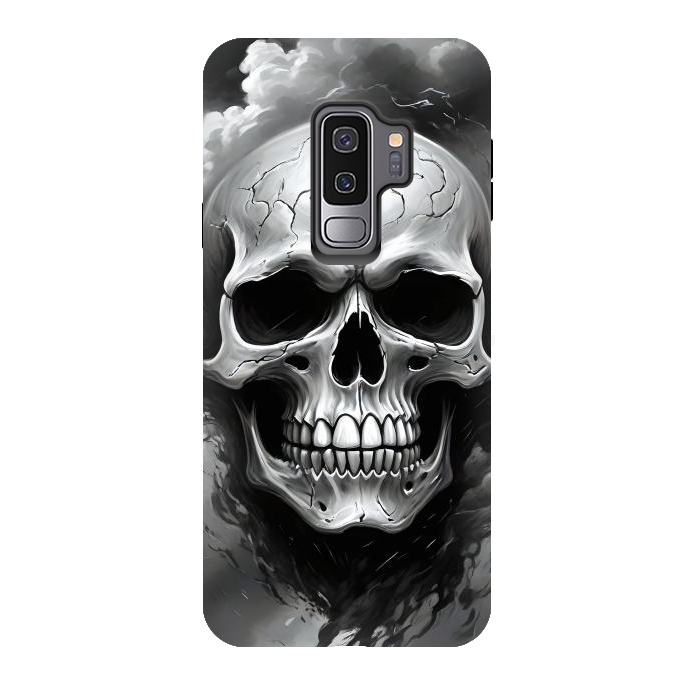 Galaxy S9 plus StrongFit Dark Skull by JohnnyVillas