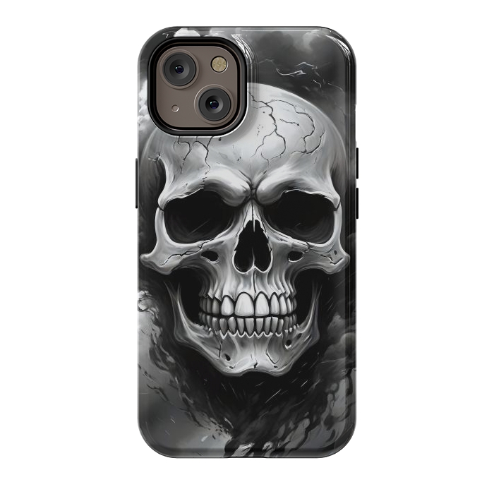 iPhone 14 StrongFit Dark Skull by JohnnyVillas