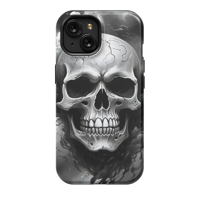 iPhone 15 StrongFit Dark Skull by JohnnyVillas