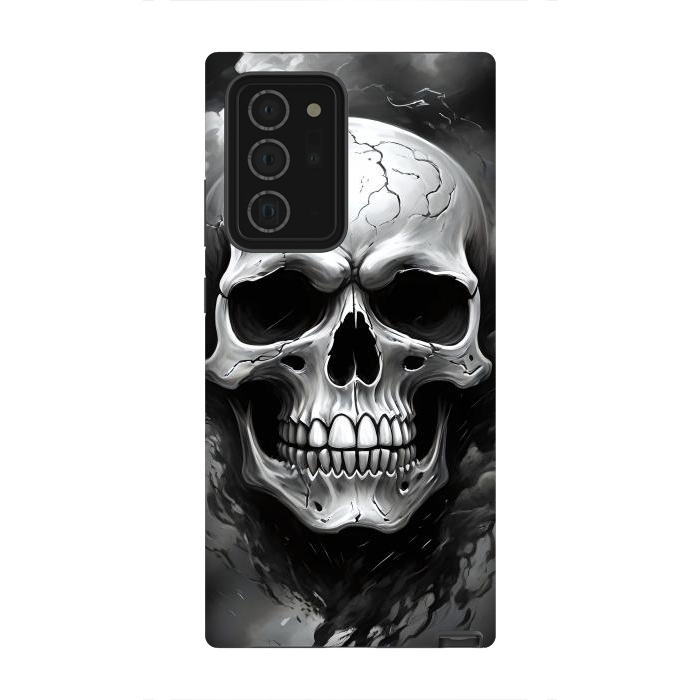 Galaxy Note 20 Ultra StrongFit Dark Skull by JohnnyVillas