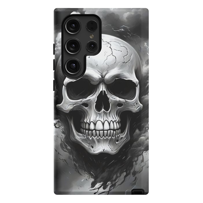 Galaxy S24 Ultra StrongFit Dark Skull by JohnnyVillas