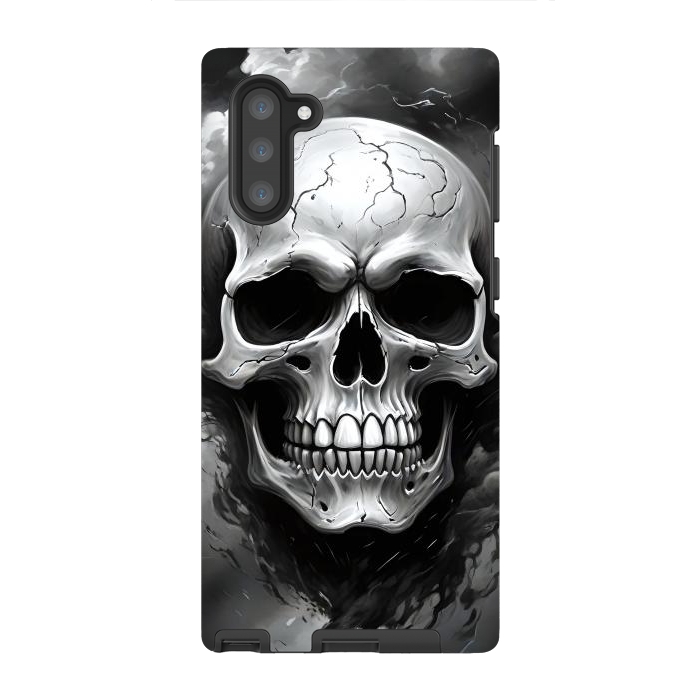 Galaxy Note 10 StrongFit Dark Skull by JohnnyVillas