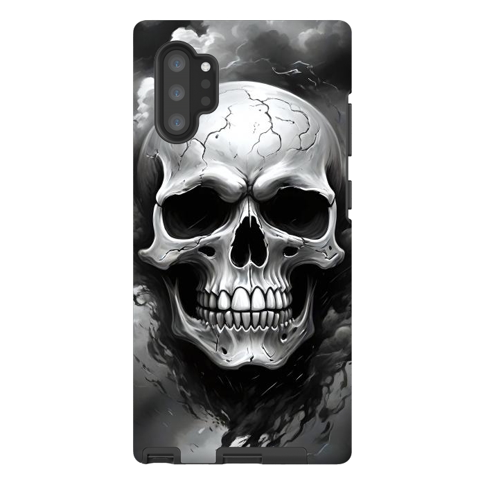 Galaxy Note 10 plus StrongFit Dark Skull by JohnnyVillas