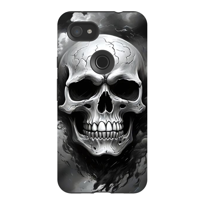 Pixel 3AXL StrongFit Dark Skull by JohnnyVillas