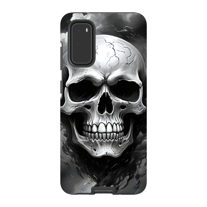 Galaxy S20 StrongFit Dark Skull by JohnnyVillas