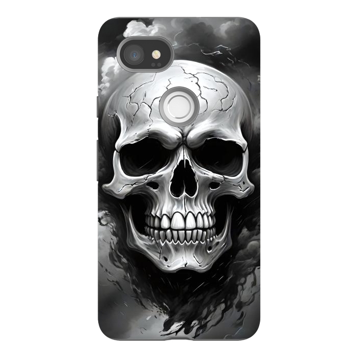 Pixel 2XL StrongFit Dark Skull by JohnnyVillas