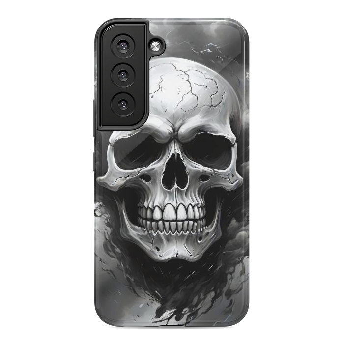 Galaxy S22 StrongFit Dark Skull by JohnnyVillas