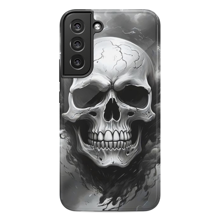 Galaxy S22 plus StrongFit Dark Skull by JohnnyVillas