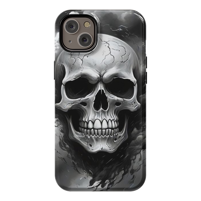 iPhone 14 Plus StrongFit Dark Skull by JohnnyVillas