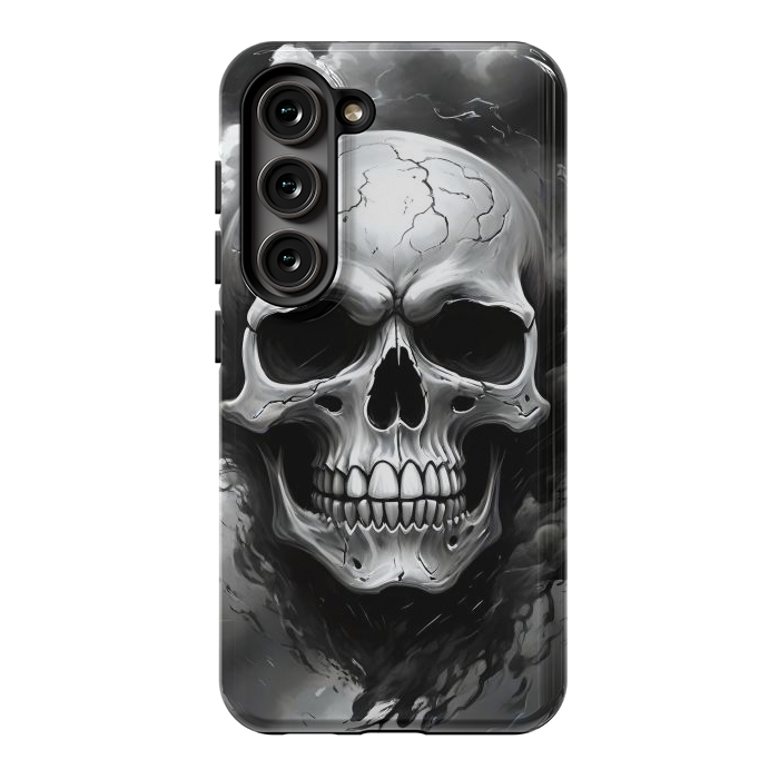 Galaxy S23 StrongFit Dark Skull by JohnnyVillas