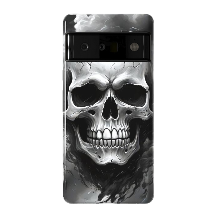 Pixel 6 Pro StrongFit Dark Skull by JohnnyVillas