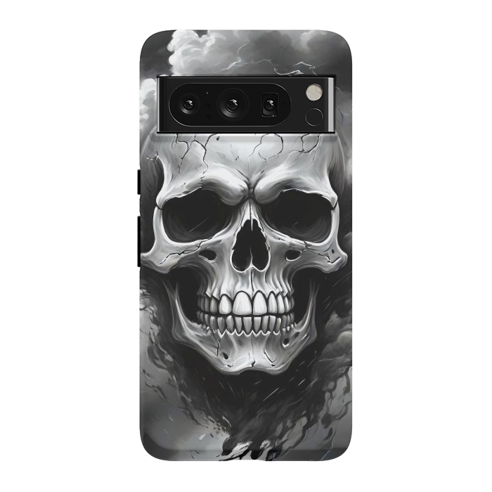 Pixel 8 Pro StrongFit Dark Skull by JohnnyVillas