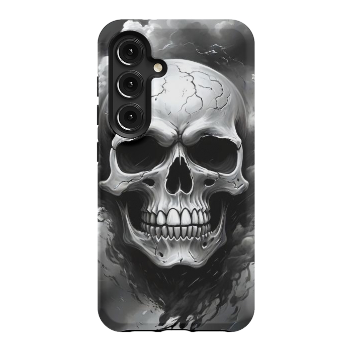 Galaxy S24 StrongFit Dark Skull by JohnnyVillas