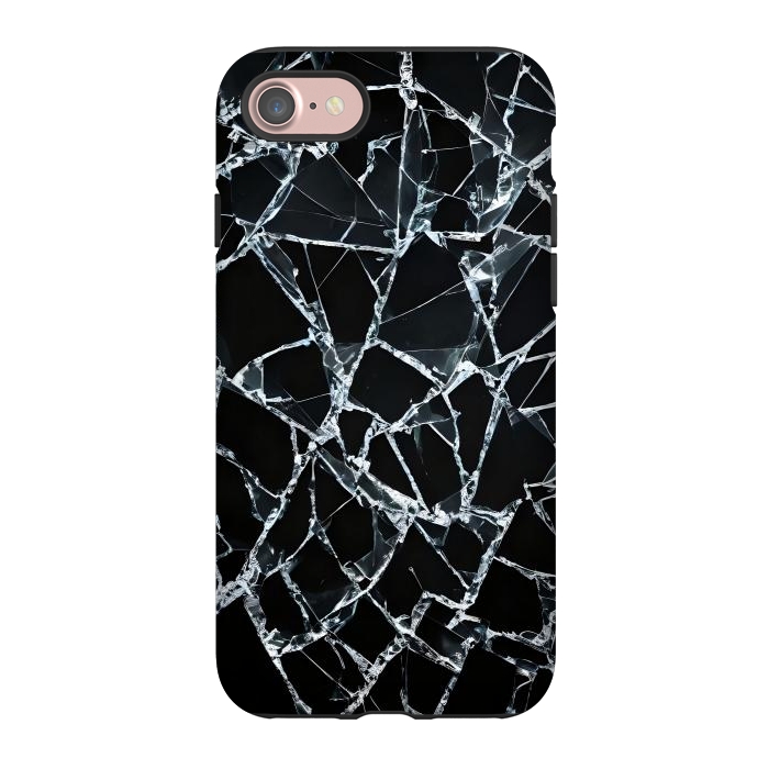 iPhone 7 StrongFit Broken Glass by JohnnyVillas