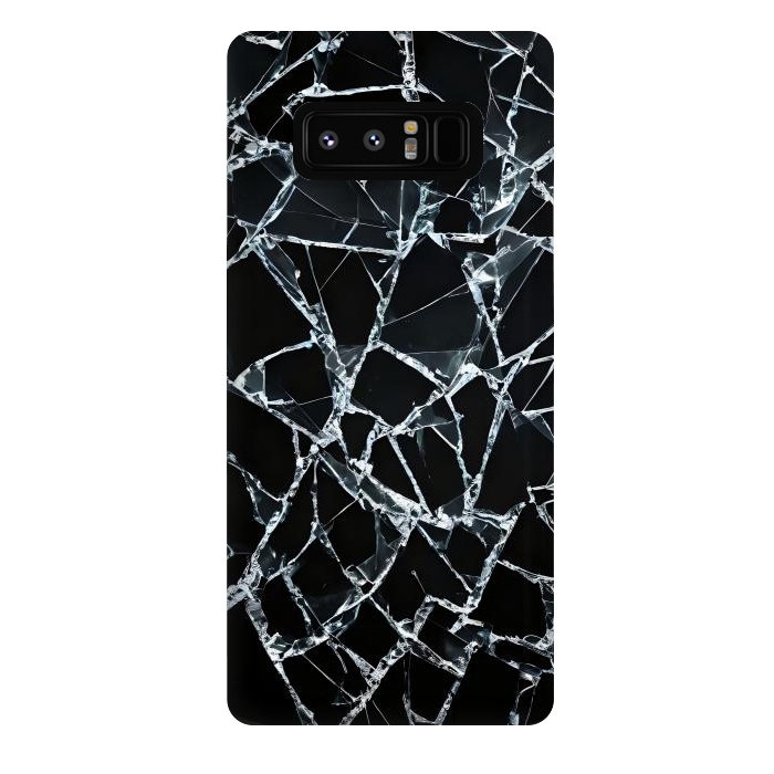 Galaxy Note 8 StrongFit Broken Glass by JohnnyVillas