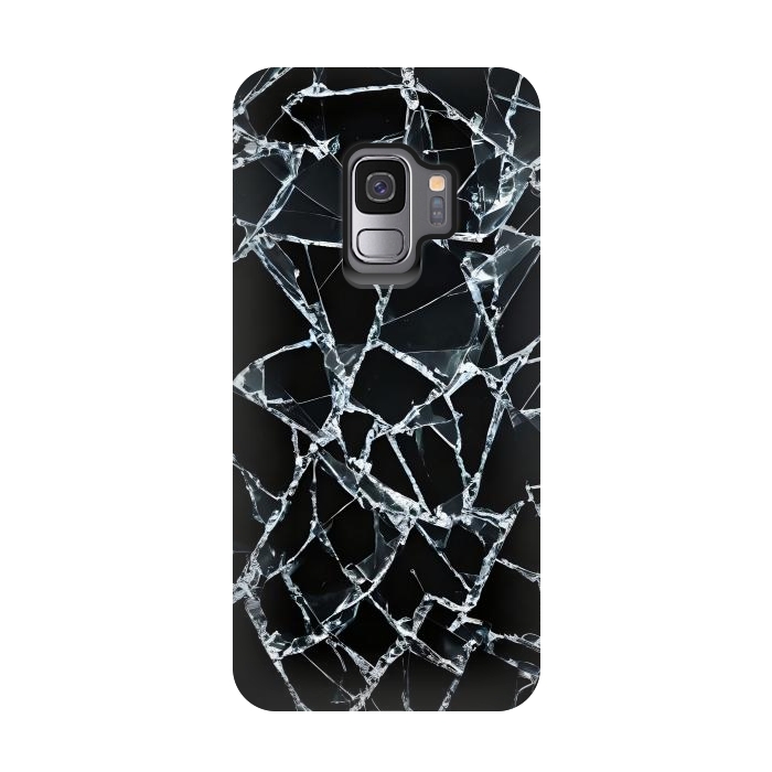 Galaxy S9 StrongFit Broken Glass by JohnnyVillas