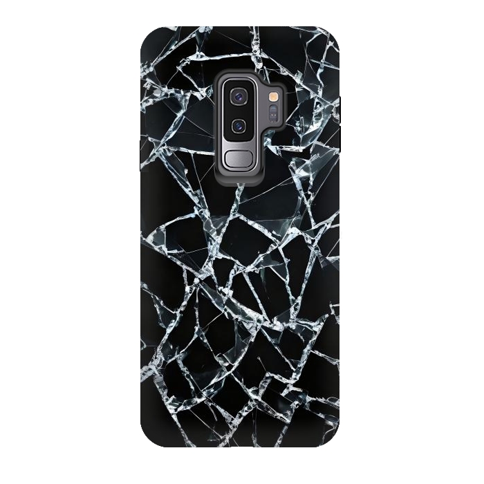 Galaxy S9 plus StrongFit Broken Glass by JohnnyVillas