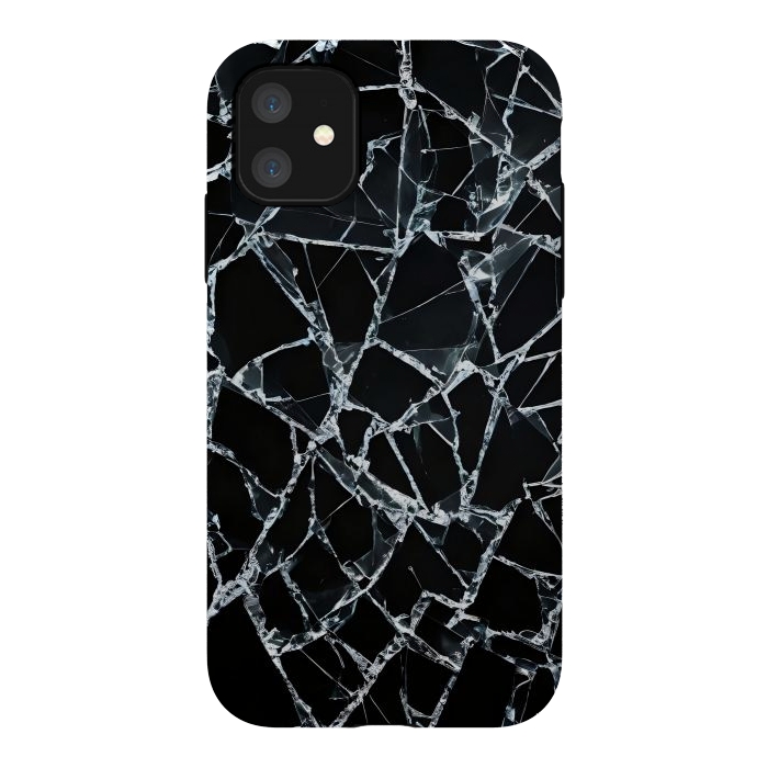 iPhone 11 StrongFit Broken Glass by JohnnyVillas