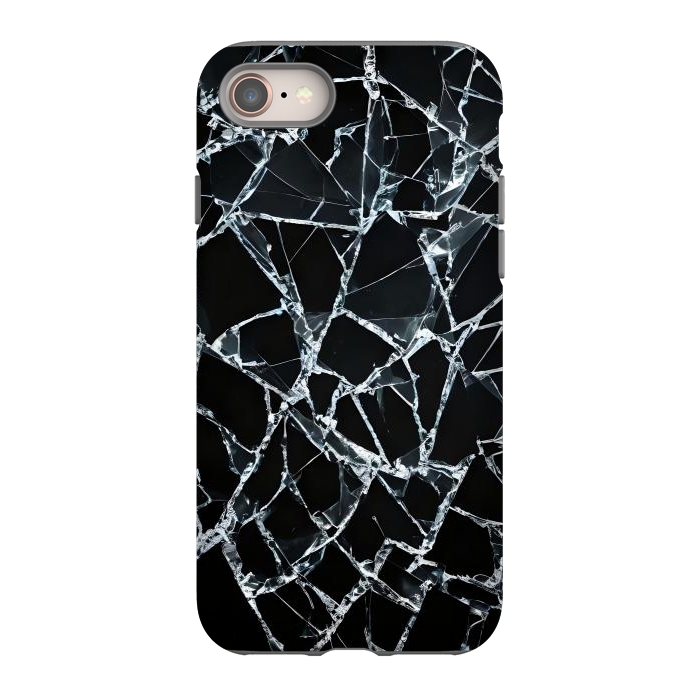 iPhone SE StrongFit Broken Glass by JohnnyVillas