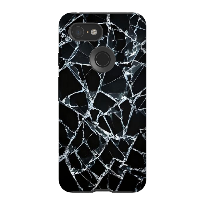 Pixel 3 StrongFit Broken Glass by JohnnyVillas