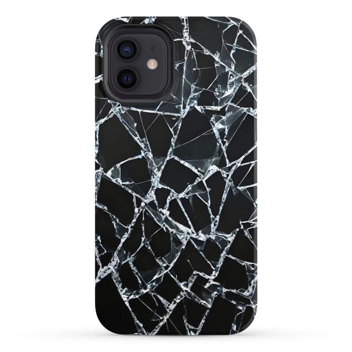 iPhone 12 StrongFit Broken Glass by JohnnyVillas