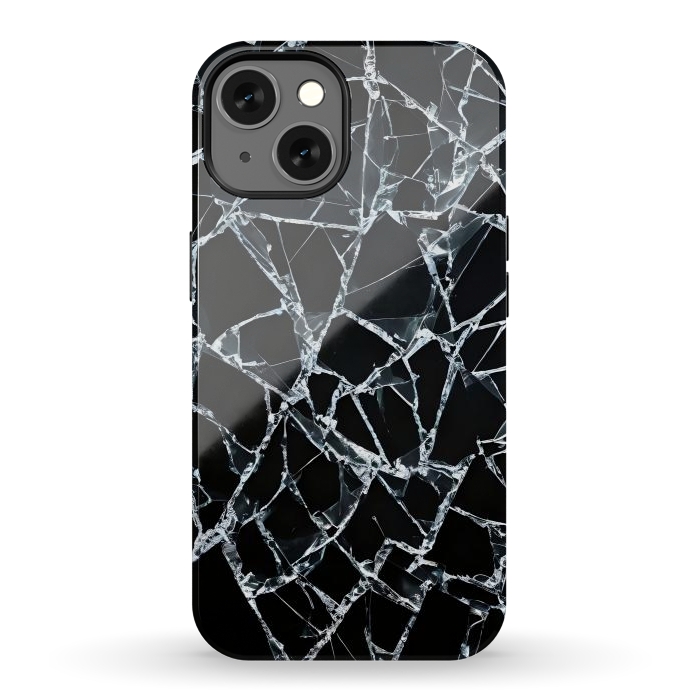 iPhone 13 StrongFit Broken Glass by JohnnyVillas