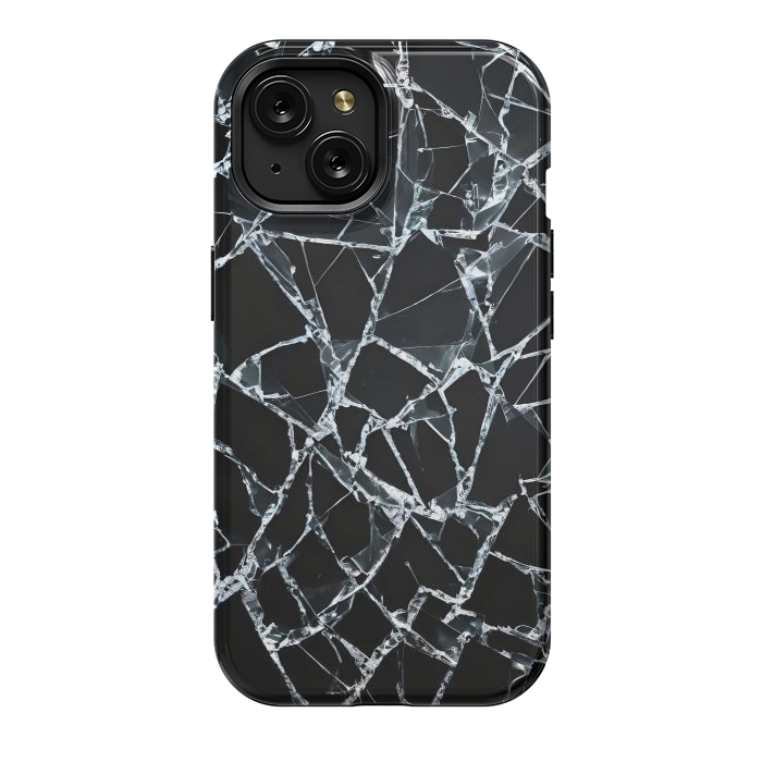 iPhone 15 StrongFit Broken Glass by JohnnyVillas