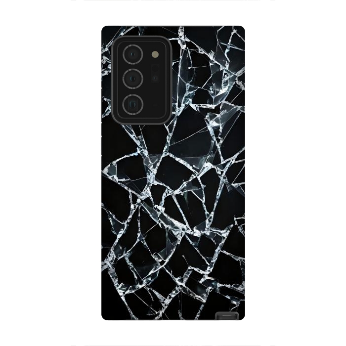 Galaxy Note 20 Ultra StrongFit Broken Glass by JohnnyVillas