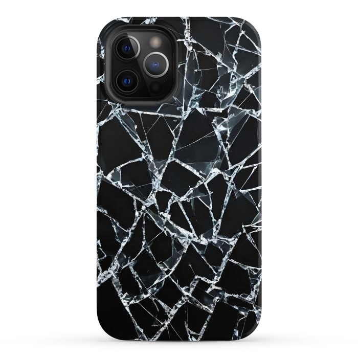 iPhone 12 Pro Max StrongFit Broken Glass by JohnnyVillas