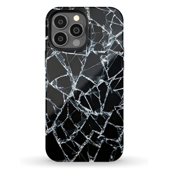 iPhone 13 Pro Max StrongFit Broken Glass by JohnnyVillas