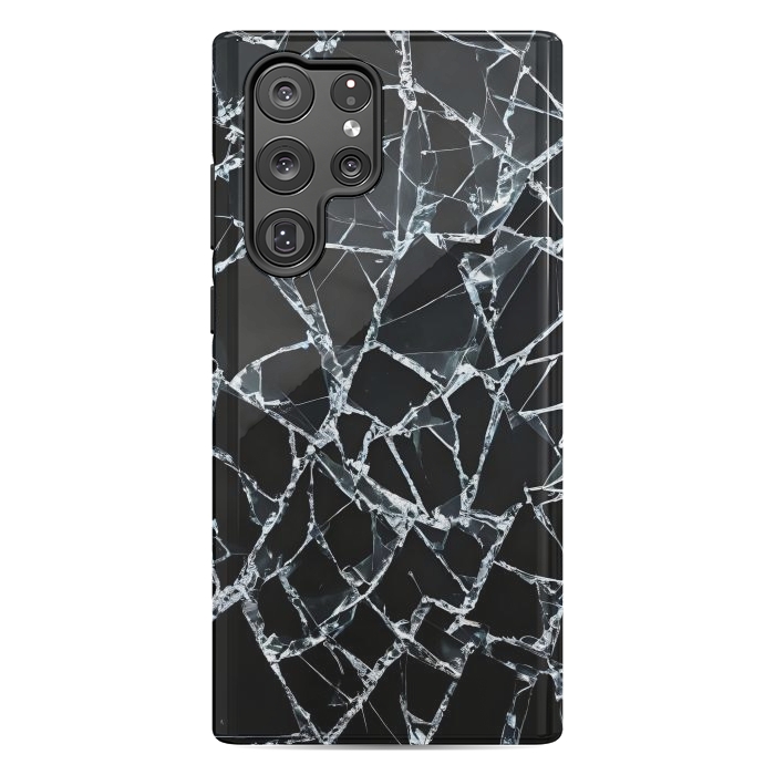 Galaxy S22 Ultra StrongFit Broken Glass by JohnnyVillas