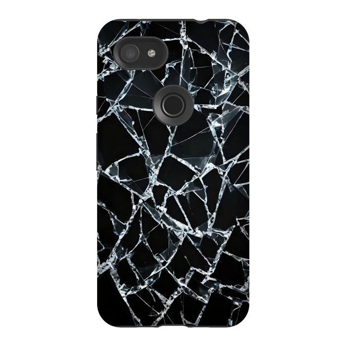 Pixel 3AXL StrongFit Broken Glass by JohnnyVillas