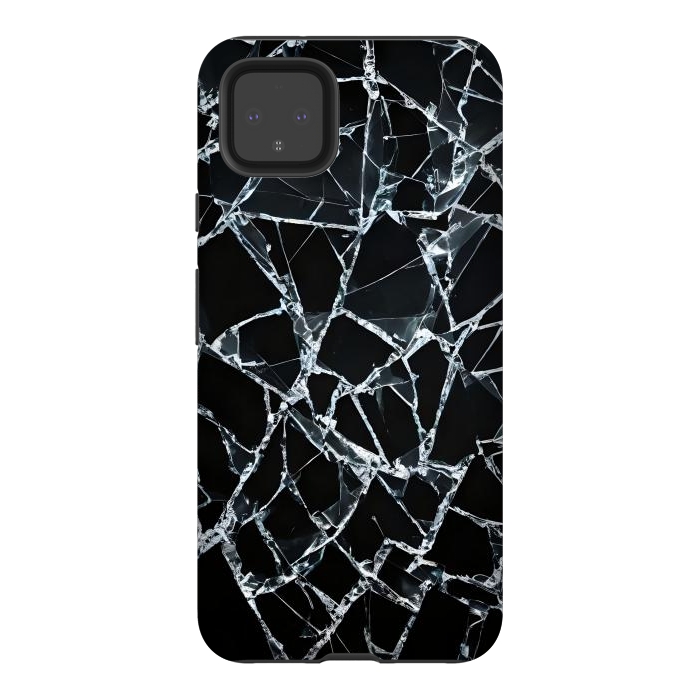 Pixel 4XL StrongFit Broken Glass by JohnnyVillas